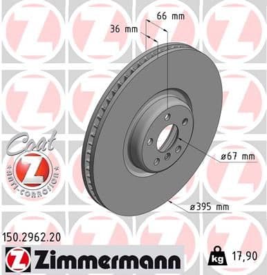 Disc frana ZIMMERMANN COAT Z 150.2962.20
