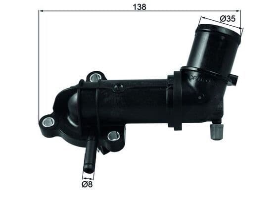 termostat,lichid racire MAHLE BEHR TI 245 88