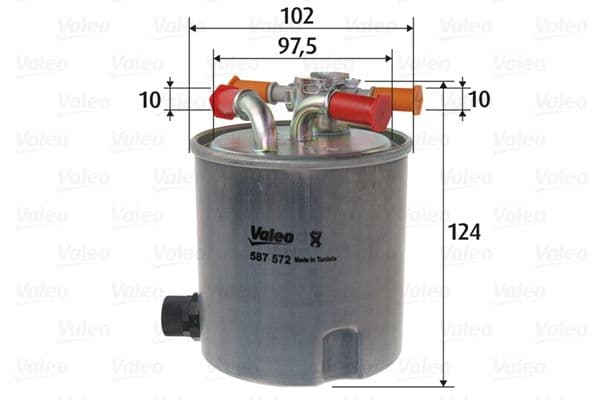 filtru combustibil VALEO 587572