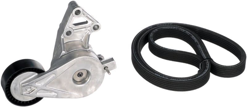 Set curea transmisie cu caneluri GATES Micro-V® K026DPK1195