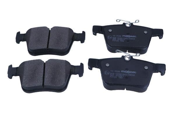 set placute frana,frana disc MAXGEAR 19-3598