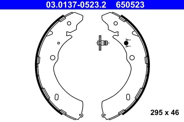 Set saboti frana ATE 03.0137-0523.2