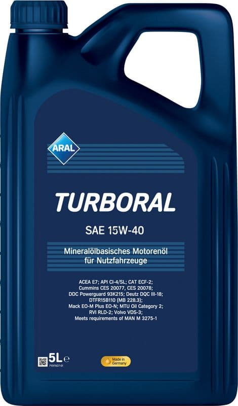 Ulei de motor ARAL TURBORAL 15W-40 5L