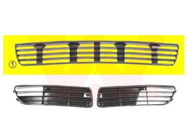 Grila ventilatie, bara protectie VAN WEZEL 0323501