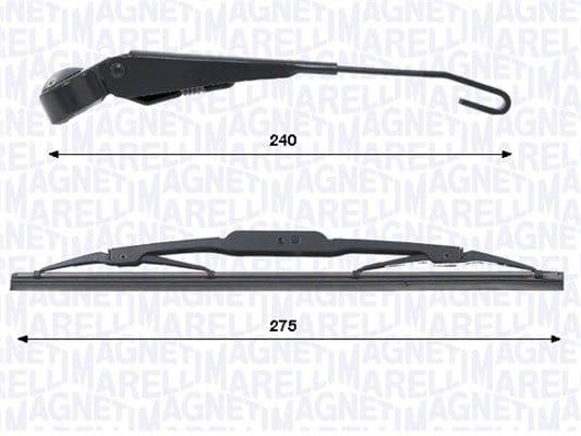 Set stergatoare, curatare parbriz MAGNETI MARELLI 000723180473