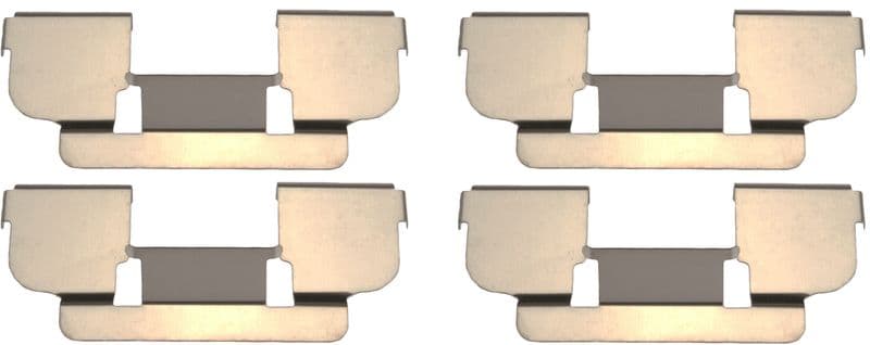 Set accesorii, placute frana TRW PFK731