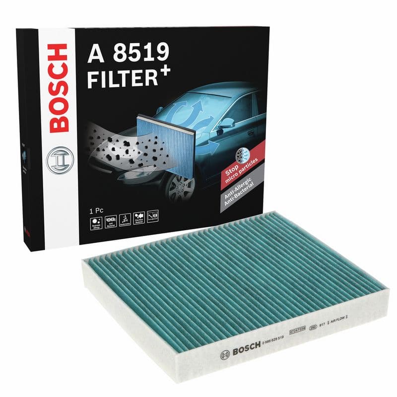 Filtru, aer habitaclu BOSCH 0 986 628 519