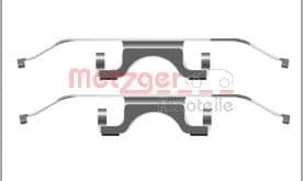 Set accesorii, placute frana METZGER AUTOTEILE 109-1702