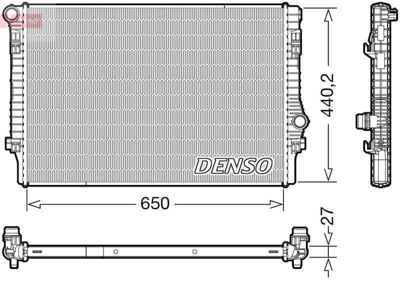 Radiator, racire motor DENSO DRM32049