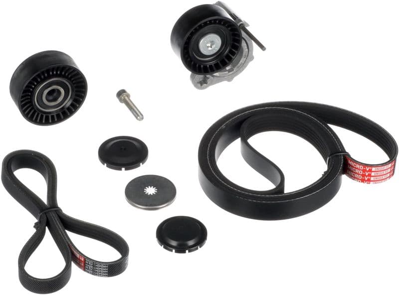 Set curea transmisie cu caneluri GATES Micro-V® UNIQUE FIT K026PK1835XS