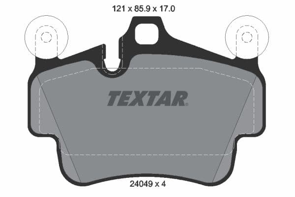 set placute frana,frana disc TEXTAR 2404903