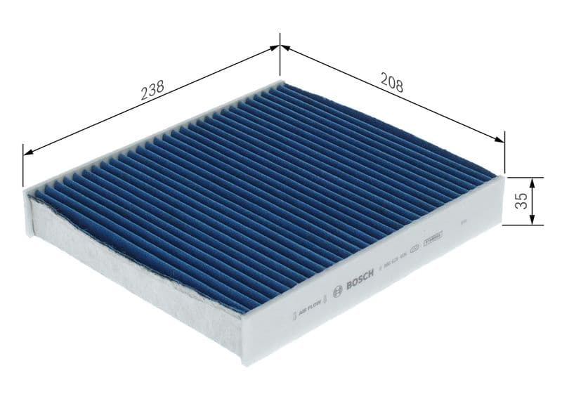 Filtru, aer habitaclu BOSCH FILTRU+pro 0 986 628 606