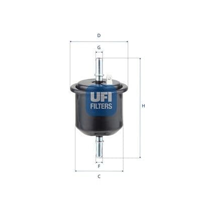 filtru combustibil UFI 31.825.00