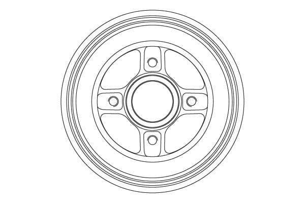 Tambur frana TRW DB4575B