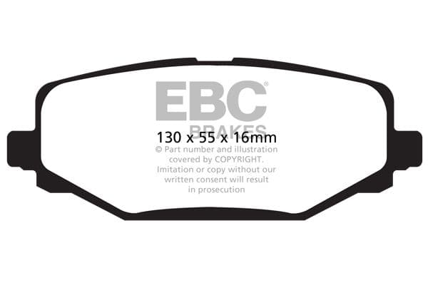 set placute frana,frana disc EBC Brakes DP61889