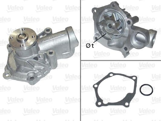 Pompă de apă, răcire motor VALEO 506934