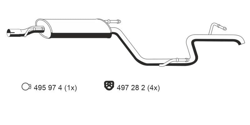 Toba esapament finala ERNST 385039