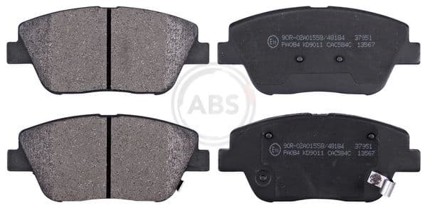 set placute frana,frana disc ABS 37951