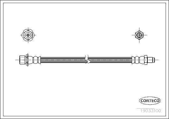 Furtun frana CORTECO 19033100