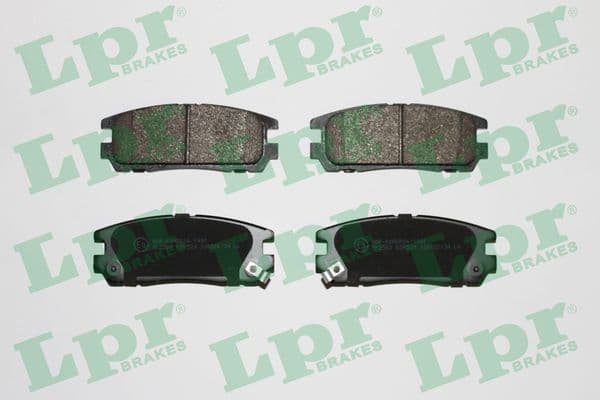 set placute frana,frana disc LPR 05P524