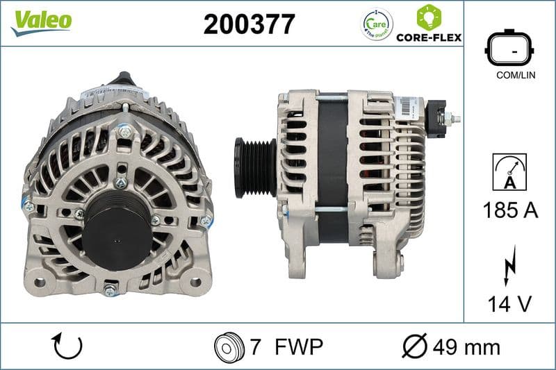 Generator / Alternator VALEO 200377