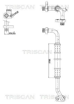 conducta presiune variabila,aer conditionat TRISCAN 9010 28103
