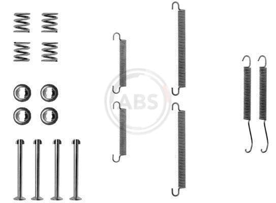 set accesorii, saboti frana parcare ABS 0713Q