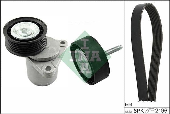 Set curea transmisie cu caneluri Schaeffler INA 529 0219 10