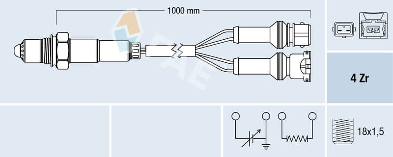 Sonda Lambda FAE 77124