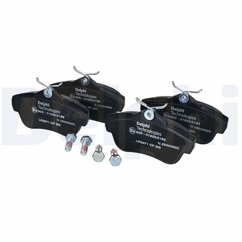 set placute frana,frana disc DELPHI LP2071