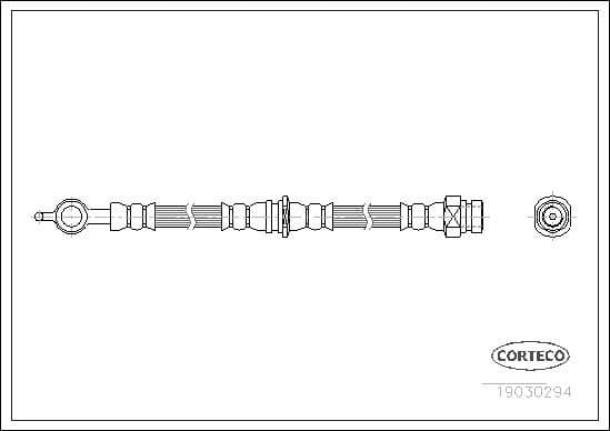 Furtun frana CORTECO 19030294