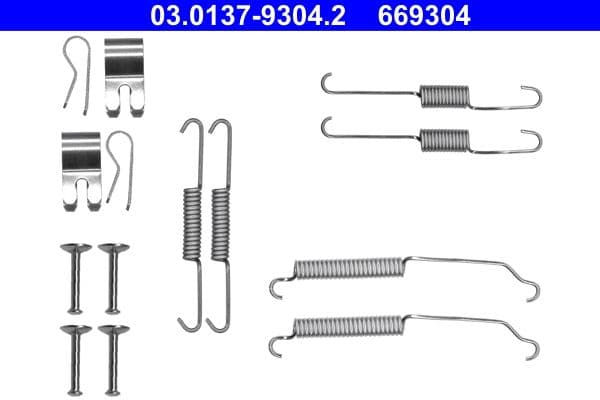 Set accesorii, sabot de frana ATE 03.0137-9304.2
