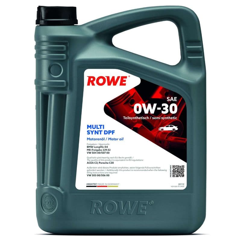 ulei de motor ROWE HIGHTEC MULTI SYNT DPF SAE 0W-30 20112-0050-99