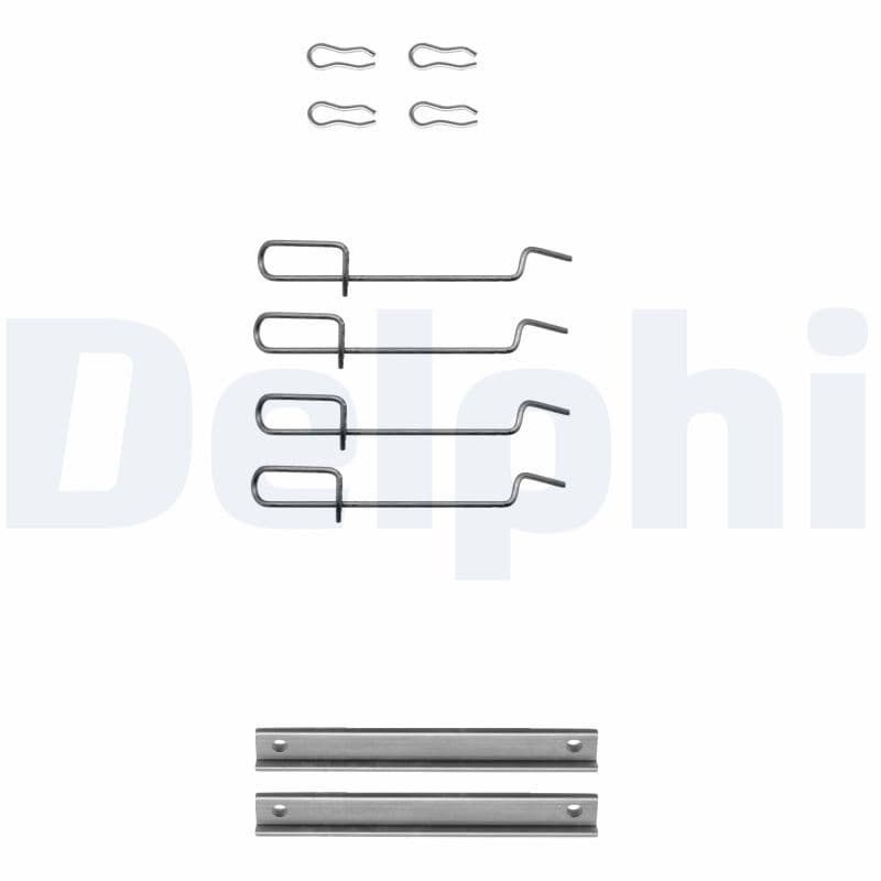 Set accesorii, placute frana DELPHI LX0113