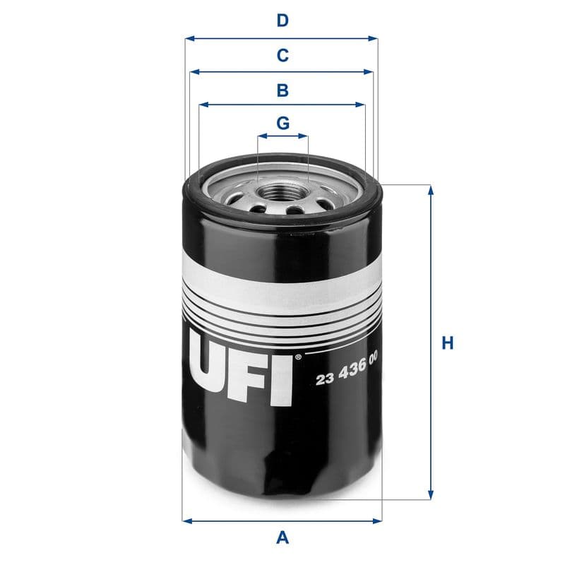 Filtru ulei UFI 23.436.00