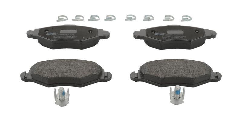 set placute frana,frana disc JURID 573051J