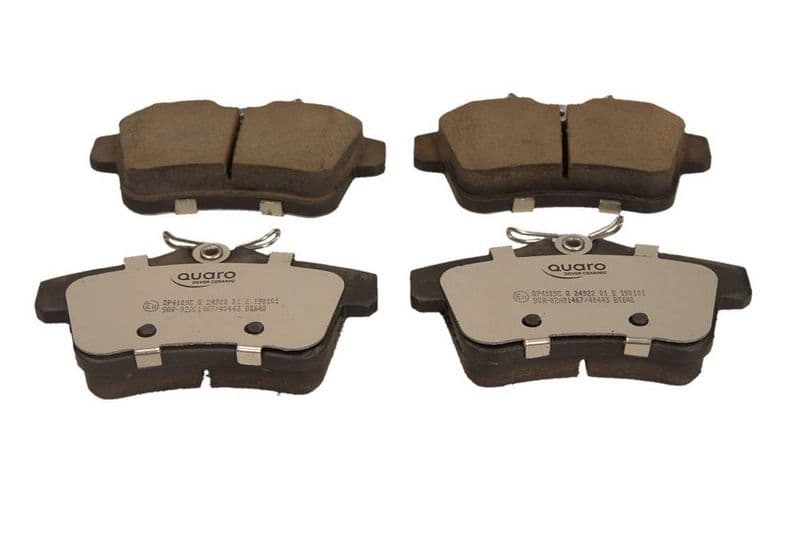 set placute frana,frana disc QUARO SILVER CERAMIC QP4109C
