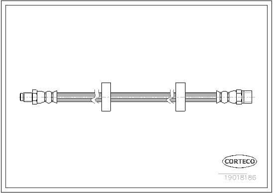 Furtun frana CORTECO 19018186