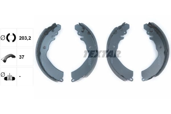 Set saboti frana TEXTAR 91047100