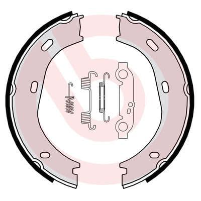 Set saboti frana, frana de mana BREMBO ESSENTIAL LINE S 50 501