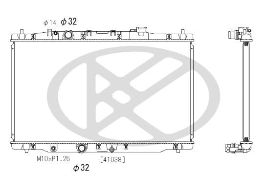 Radiator, racire motor KOYORAD PL083161