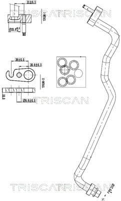 conducta presiune variabila,aer conditionat TRISCAN 9010 16018