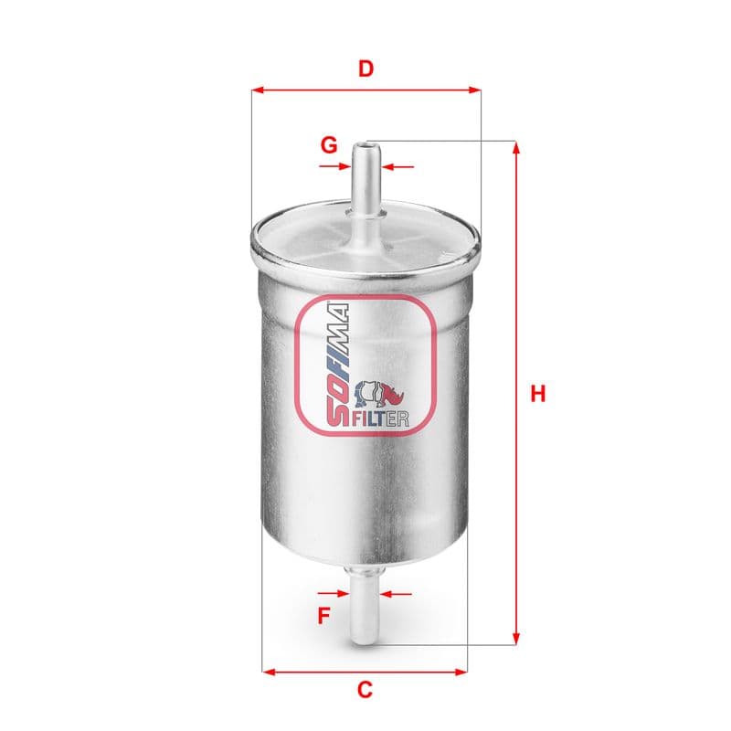 filtru combustibil SOFIMA S 1710 B
