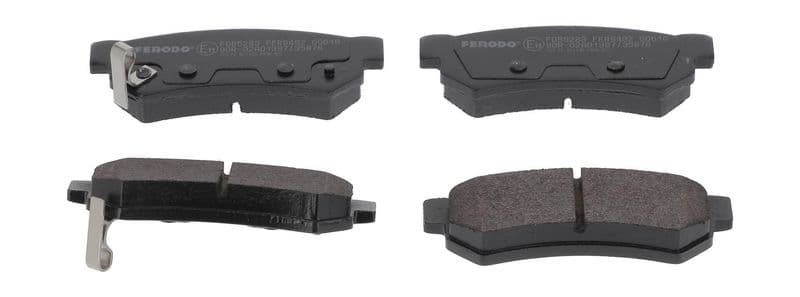 set placute frana,frana disc FERODO PREMIER ECO FRICTION FDB5283