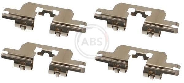 Set accesorii, placute frana ABS 1724Q