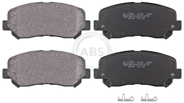 set placute frana,frana disc ABS 35057