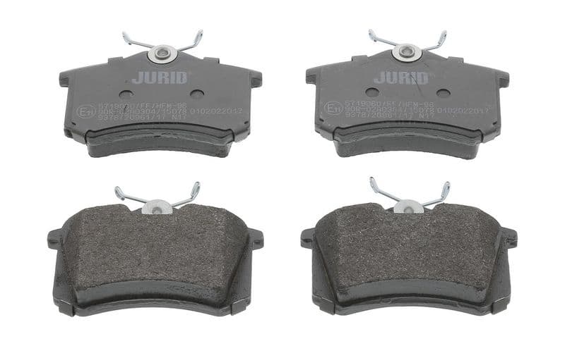 set placute frana,frana disc JURID 571906D