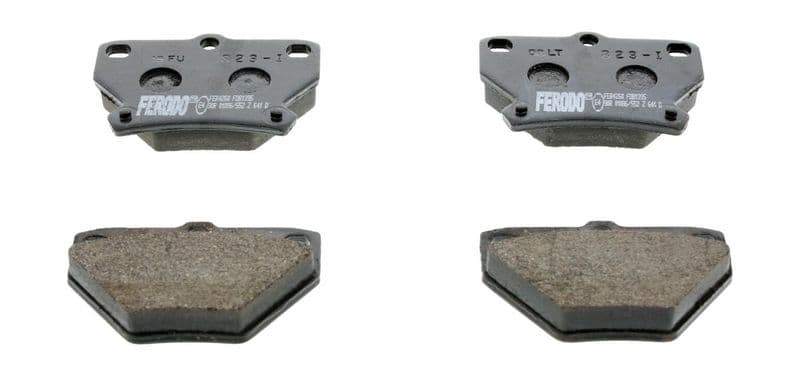 set placute frana,frana disc FERODO PREMIER ECO FRICTION FDB1395