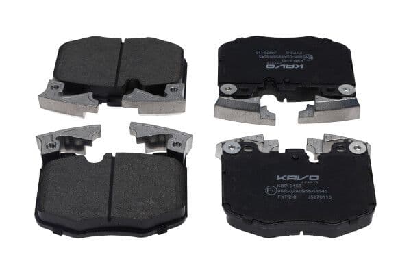 set placute frana,frana disc KAVO PARTS KBP-9163