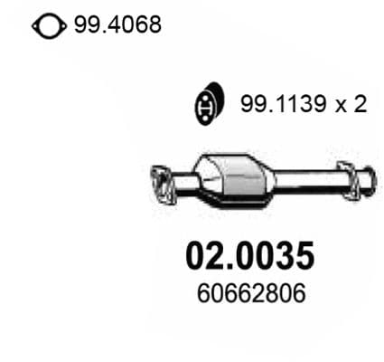 Catalizator ASSO 02.0035